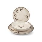 Servizio piatti in stoneware 12 pezzi Wild Mocha