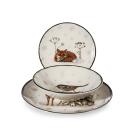 Servizio piatti in stoneware 18 pezzi Wild Spirits