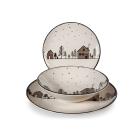 Servizio piatti in stoneware 18 pezzi Warm Wishes