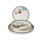 Servizio piatti in stoneware 12 pezzi Nordic Winterscape