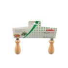 Mezzaluna in acciaio inox con manico in legno di faggio cm 25