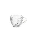 Set 6 tazze da thè cappuccino in vetro Pearls Luxor