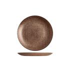 Set 6 piatti frutta in vetro effetto glitter Regent Brown cm 21,5