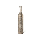 Vaso in alluminio finitura argento Chennai cm 17x75