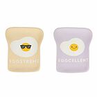 Set 2 piattini in ceramica Colazione Toastissima (5910491)