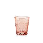 Set 6 bicchieri in vetro Garden rosa antico cl 35