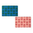 Set 2 tovagliette in sughero decoro spirale cm 43x28