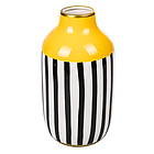 Vaso arredo cilindrico in ceramica Luxury House giallo (5912645)