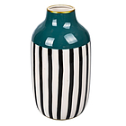 Vaso arredo cilindrico in ceramica Luxury House ottanio (5912646)