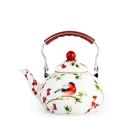 Bollitore in smalto decorato Red Melody 2,5 litri