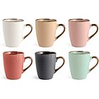 Set 6 tazze mug in stoneware Dots cl 38