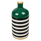 Vaso arredo cilindrico in ceramica Luxury House verde (5912653)