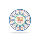 Set 4 piatti pizza in porcellana Handmade cm 31