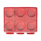 Stampo in silicone microforato forme coniche 6 posti cm 10 Formasil