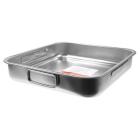 Teglia forno quadrata in acciaio inox