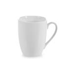 Set 4 tazze mug in porcellana bianca