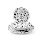Servizio piatti in stoneware 18 pezzi Nordic Drip