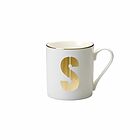 Tazza mug in porcellana lettera S