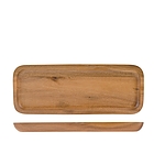 Vassoio rettangolare in legno di acacia cm 10,5x28x2