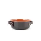 Casseruola a due manici in terracotta