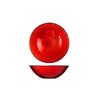 Ciotola in vetro effetto glitter Charme Red cm 15
