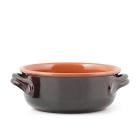 Casseruola a due manici in terracotta