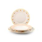 Servizio piatti 18 pezzi in new bone china Amelie