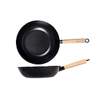 Padella wok in acciaio al carbonio antiaderente Wasabi Alessandro Borghese cm 28