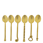 Set 6 cucchiaini Materia Gold