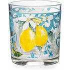 Set 3 bicchieri Sicily in vetro decorato cl 22,5