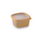 Contenitore per alimenti con cestello Aroma Keeper senape 1,5 litri