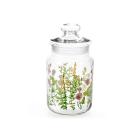 Barattolo in vetro decorato Bloom cc 800