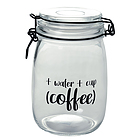 Barattolo caffè in vetro Coffee 1 litro