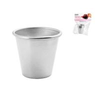 Confezione 6 Formine in Alluminio Babà 6x6 cm