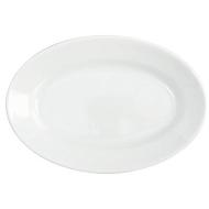 Vassoio ovale Tivoli bianco cm 31x21x4,5