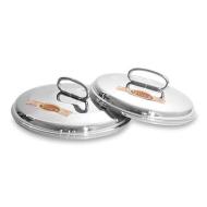 Coperchio bombato in acciaio inox