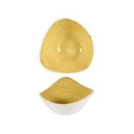 Coppetta Triangolare Stonecast Mustard Seed Yellow 15 cm