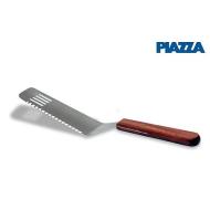 Coltello pala torta in acciaio inox con manico in legno