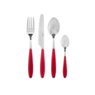 Servizio posate 20 pezzi Pradel Essentiel rosso