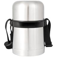 Porta vivande termico in acciaio inox con tracolla