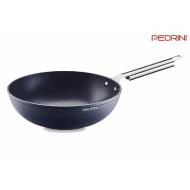 Wok saltapasta con rivestimento antiaderente Bluetech Forma cm 28