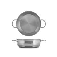Casseruola semifonda in acciaio inox Sara