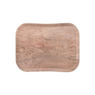 Vassoio in plastica effetto legno cm 45,7x35,5