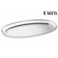 Piatto da pesce in acciaio inox cm 60x28
