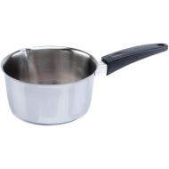 Casseruola conica a un manico in acciaio inox