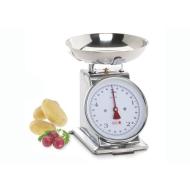 Bilancia da cucina analogica in acciaio inox 5 kg
