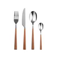 Set 24 posate in acciaio inox con manico in plastica Arbor