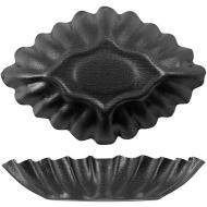 Confezione 6 formine riccia rombo in alluminio antiaderente cm 9