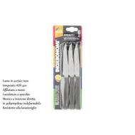 Set 6 coltelli da bistecca con manico tortora Serie Casa