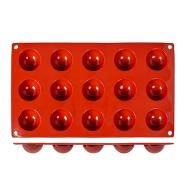 Stampo in silicone per semisfere 15 posti cm 4 Formaflex